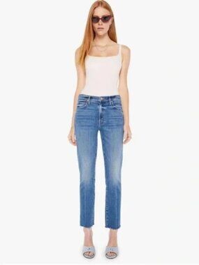 MOTHER | The Rascal Ankle Fray Jeans  The Rascal Ankle Fray Jeans
